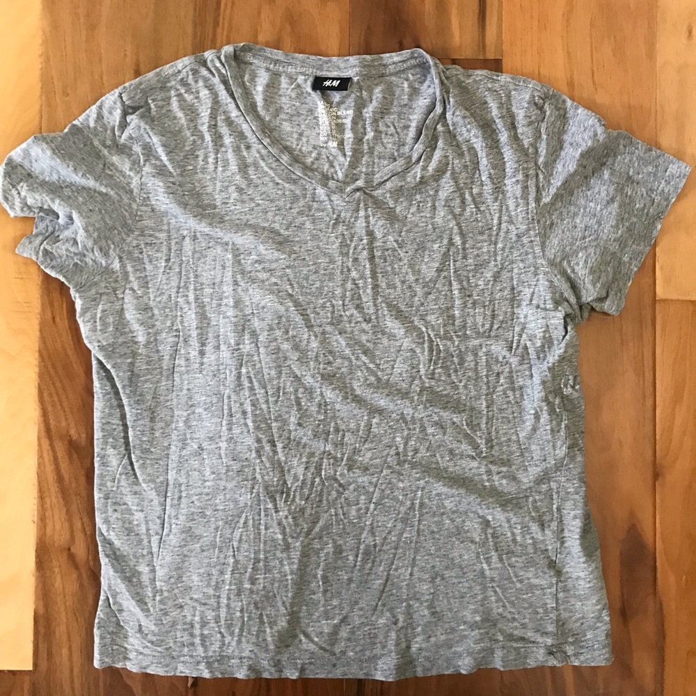 H & M plain grey T- Shirt